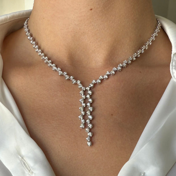 Diamond Lariat Necklace