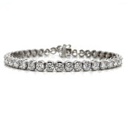 Round Brilliant Cut Diamond Tennis Bracelet