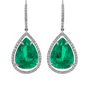 Emerald Dangle Earrings