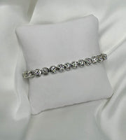 Round Brilliant Cut Diamond Tennis Bracelet