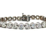 Round Brilliant Cut Diamond Tennis Bracelet