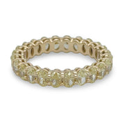 Oval Yellow Diamond Eternity Band