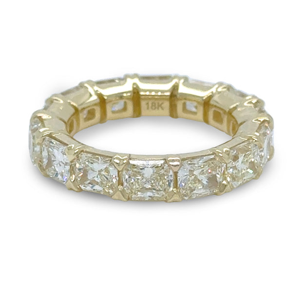 Radiant Cut Diamond Eternity Band