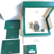 Pre-owned Rolex Submariner Date watch Oyster Perpetual, 41 mm, Stainless Steel, 126610LN with original box and papers