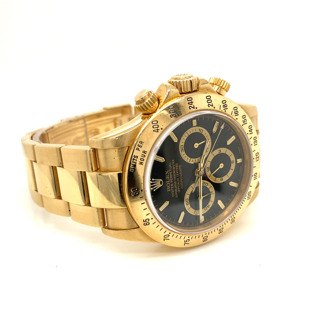 Pre-Owned Rolex Oyster Perpetual Superlative Chronometer Cosmograph Daytona 40mm Yellow Gold