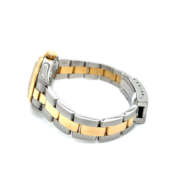 Rolex Lady Datejust 26 mm Two Tone Steel and Yellow Gold Oyster with Diamond Dial