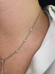 A closer look at the diamond station chain.