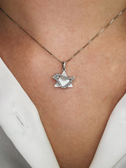 Star of David design blending tradition and elegance.