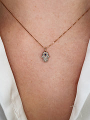 A timeless Hamsa design symbolizing protection and good fortune. 