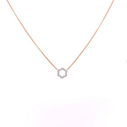 A straight view of the diamonds set in luminous white gold.