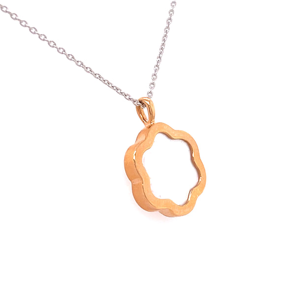 Iridescent glow complemented by a modern two-tone design.