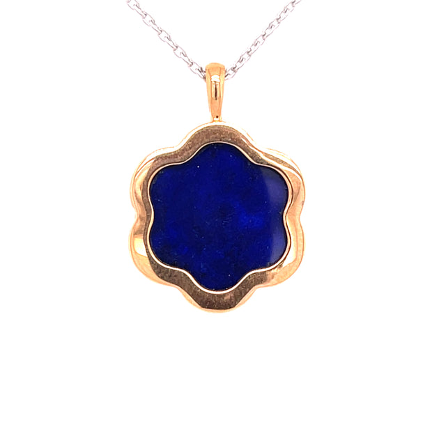  Lapis Daniella Necklace showcases the captivating beauty of 4.01 carats of richly hued lapis lazuli. 