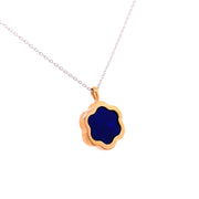 A close up detailing the vibrant lapis luzuli.