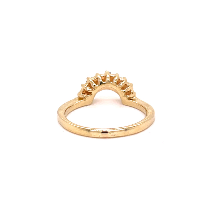 0.20 CTW Baguette Shaped Diamond Ring Enhancer Set in 14 KYG