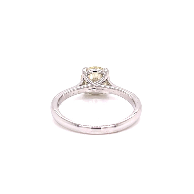 1.40 CT Round Brilliant Cut Diamond Engagement Ring set in 18 KWG