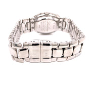 Branding detail at clasp and caseback.