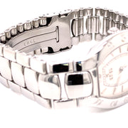 Brand detailing at the inside of the clasp.