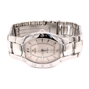 Shown here on it's side the Ebel watch combines sophistication and luxury.