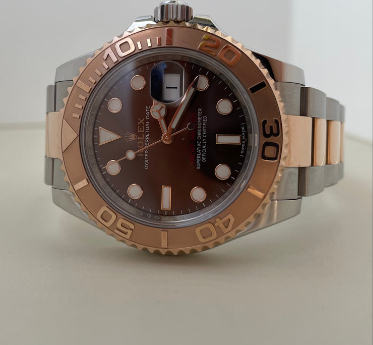 Rolex Yacht-Master 40mm with Chocolate Dial and 18k Rose Gold