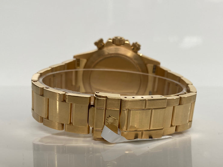 Rolex Oyster Perpetual Superlative Chronometer Cosmograph Daytona 40mm Yellow Gold