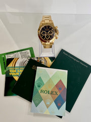 Rolex Oyster Perpetual Superlative Chronometer Cosmograph Daytona 40mm Yellow Gold