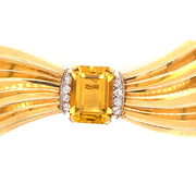 Sweet Vintage Bow Brooch in Gold, Citrine & Diamond
A luxurious touch of vintage elegance for the modern collector.