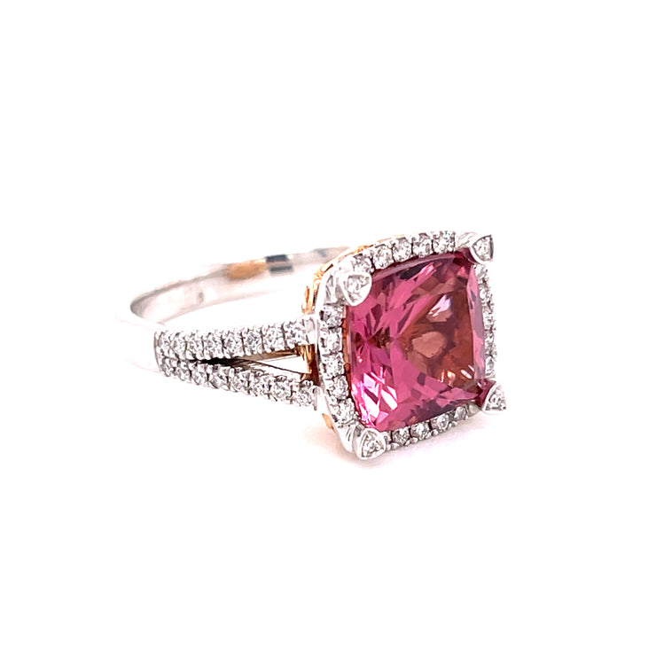 .34ctw round brilliant cut diamonds for added sparkle.