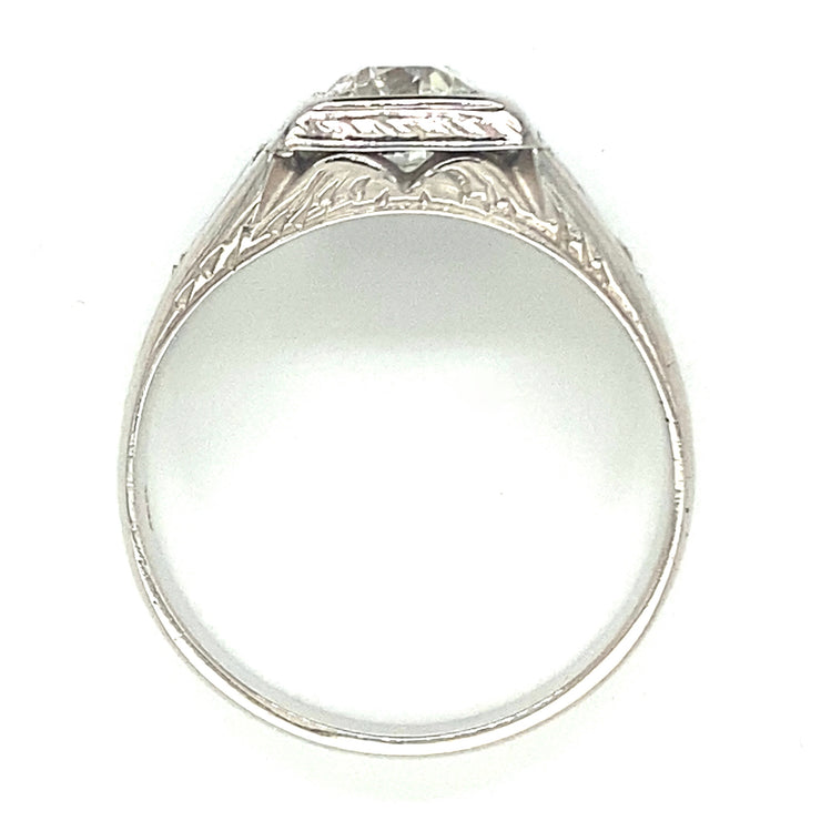 Shown from the top to showcase the thickness of the shank.