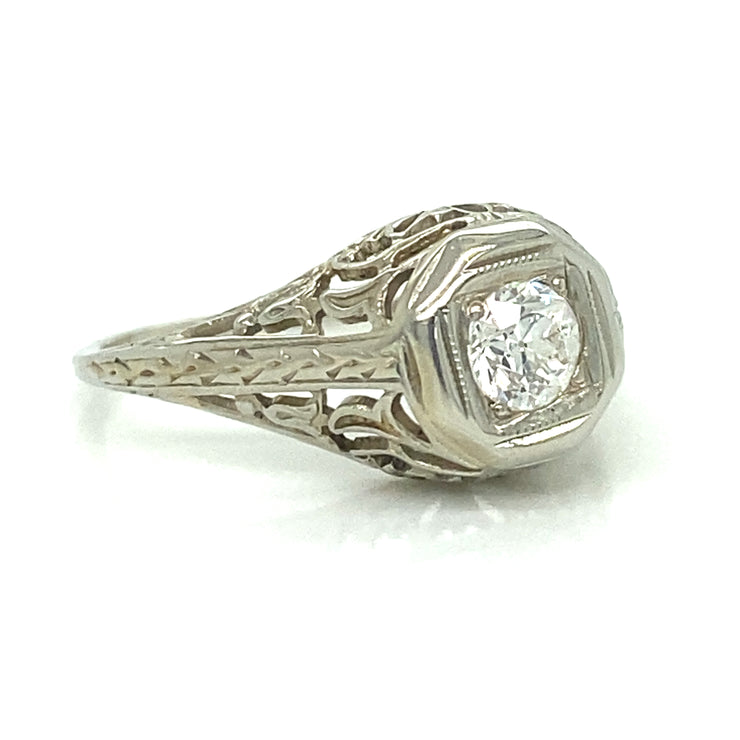 Shown from the side, detailing the etched design along the shank.