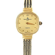 A prestigious Swiss timepiece, combining luxury and precision with a minimalist design.