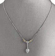  Elegant drop silhouette for graceful movement and sparkle.