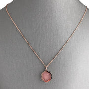 The Daniella Pink Opal motif pendant