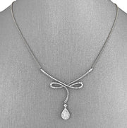 Pear Drop Diamond Necklace