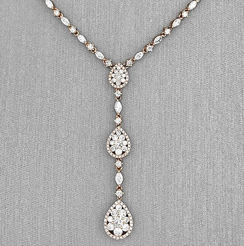 Rose Gold Diamond necklace
