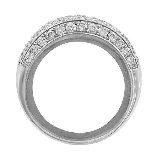 Crafted in 18k white gold for timeless luxury.