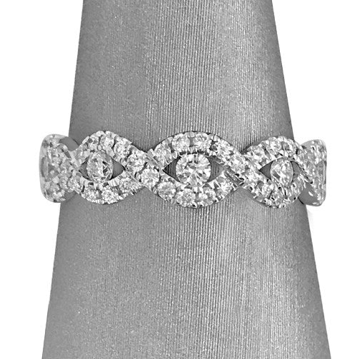 Infinity motif symbolizes eternity, balance, and connection.