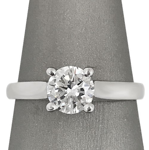 Four Prong Diamond solitaire Ring