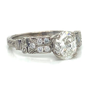 Angled view highlighting the balanced, antique design.