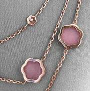Shown here in detail the opal slices and .01ct diamond accent.