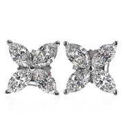 2.15 ctw Marquise Diamond Stud Earrings