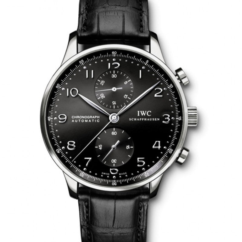 Iwc portuguese black clearance