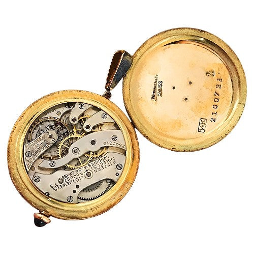 Vintage Ladies Pocket Watch and Pendant