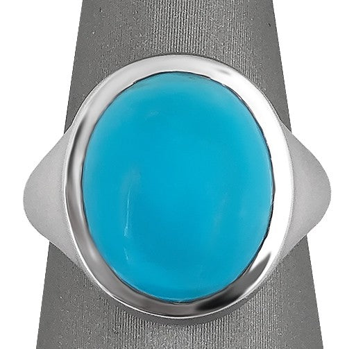 Front view showcasing the rich blue hue.
