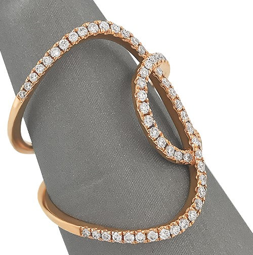 Crafted in rich 18k rose gold for a warm, feminine glow.