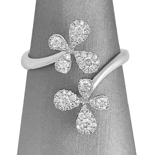 Double butterfly motif representing transformation and freedom.