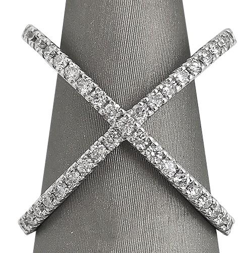 Shown here in cool white gold.