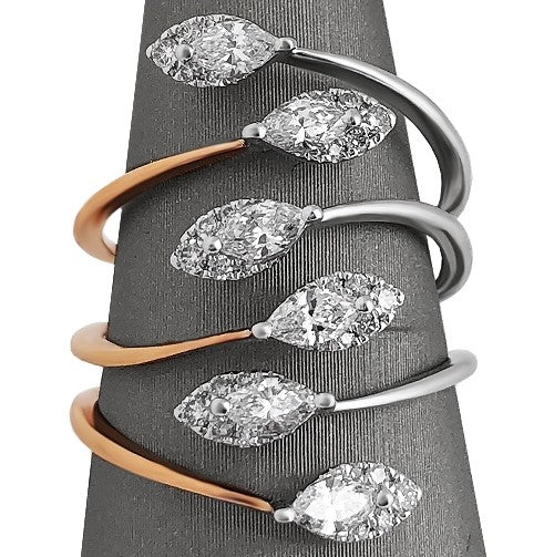 A striking blend of elegance, sparkle, and modern design.