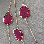 Ruby slice close up.