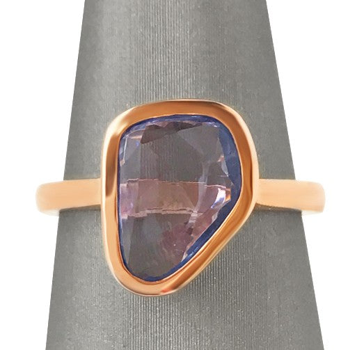 Ceylon Sapphire Slice Ring
